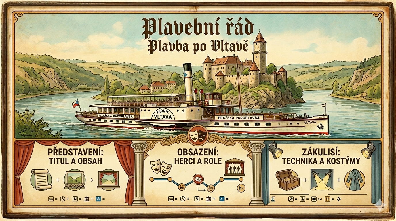 Plavba po Vltavě